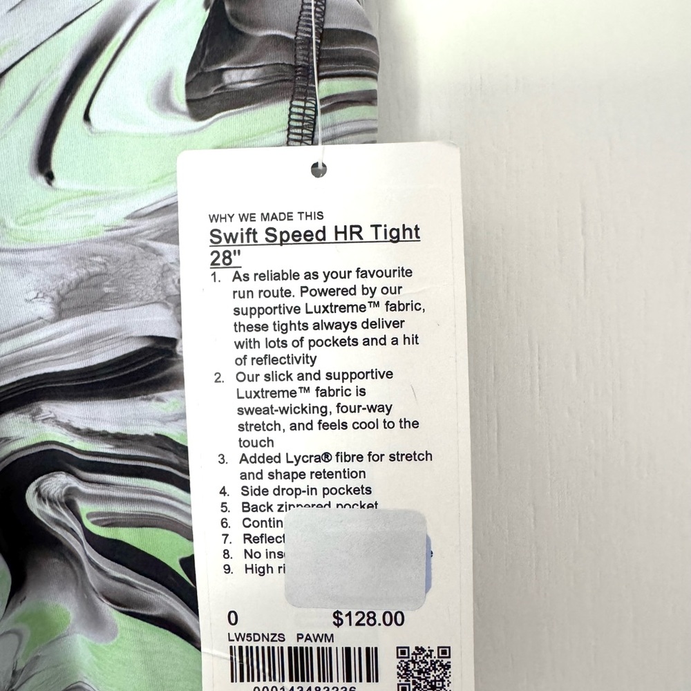 NWT Lululemon Swift Speed High-Rise Tight 28″ - Picture 2 of 8